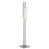 Hivvago Mora Floor Lamp W Dimmer Switch, 2 Ports, Dual Led, Chrome 61 Inch