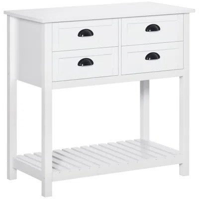 Hivvago Multi-functional Buffet Cabinet For Kitchen And Living Room In White
