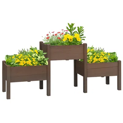 Hivvago Multi-level Raised Garden Bed Planter