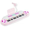 Hivvago Multifunctional 37 Electric Keyboard Piano With Microphone In Pink