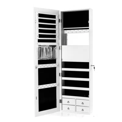 Hivvago Multipurpose Storage Cabinet With 4 Drawers-white