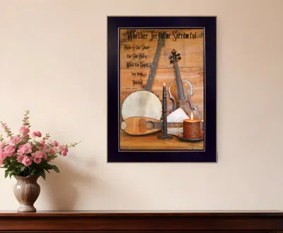 Hivvago Music Black Framed Print Wall Art