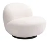 Hivvago Myanmar Accent Chair Cream In White