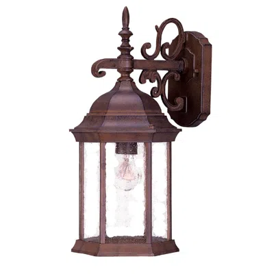 Hivvago Narrow Brown Domed Hanging Lantern Wall Light