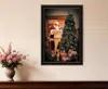 Hivvago Naughty Or Nice Black Framed Print Wall Art In Black
