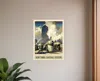 Hivvago New York Railroad Vintage Travel Unframed Print Wall Art