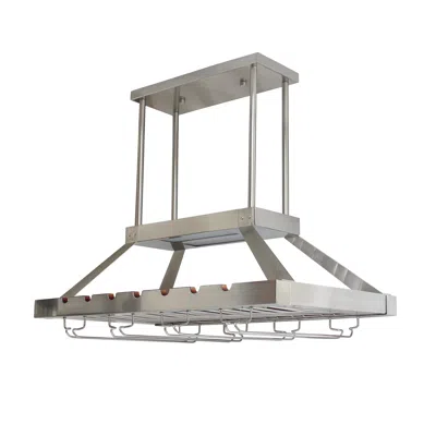 Hivvago Nickel Kitchen Island Two Light Iron Led Edison Bulb Flush Ceiling Light In Silver