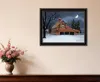 Hivvago Night Before Christmas Black Framed Wall Art In Multi