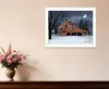 Hivvago Night Before Christmas White Framed Wall Art In Multi