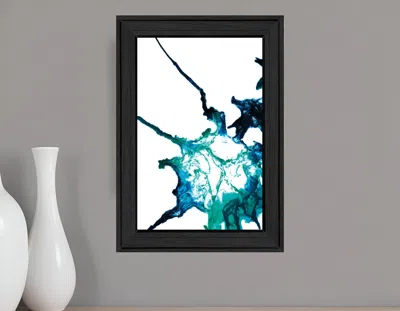 Hivvago Ocean Living Black Framed Print Wall Art In Multi
