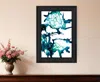Hivvago Ocean Living Black Framed Print Wall Art In Black