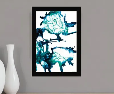 Hivvago Ocean Living Black Framed Print Wall Art