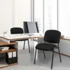 Hivvago Office Chair With Metal Frame And Padded Cushions For Conference Room-set Of 2