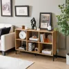 Hivvago Open-back Bookshelf With Drawer For Study-natural