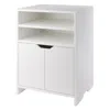 Hivvago Open Shelf Storage Cabinet White