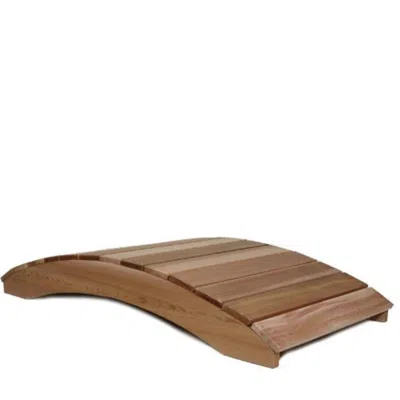 Hivvago Outdoor 6-ft Garden Bridge In Red Cedar Wood
