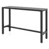 Hivvago Outdoor Bar Table With Waterproof Top And Heavy-duty Metal Frame