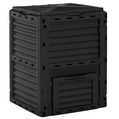 Hivvago Outdoor Compost Bin 80-gallon Large Capacity For Fertile Soil