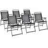 Hivvago Outdoor Folding Chairs With Breathable Seat