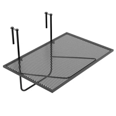 Hivvago Outdoor Folding Hanging Table With Metal Frame In Gray