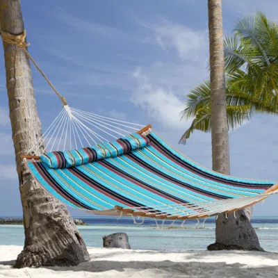 Hivvago Outdoor Hammock With Detachable Pillow-blue