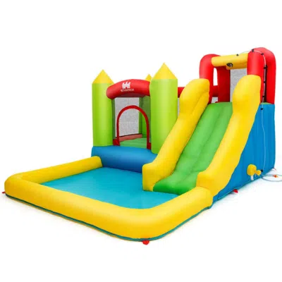 Hivvago Outdoor Inflatable Bounce House With 480 W Blower In Multi