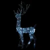 Hivvago Outdoor Reindeer Christmas Decoration, 140 Cool White Led Lights
