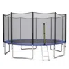 Hivvago Outdoor Trampoline Bounce Combo With Safety Closure Net Ladder
