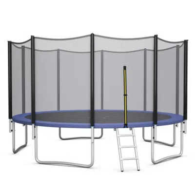 Hivvago Outdoor Trampoline Bounce Combo With Safety Closure Net Ladder In Multi