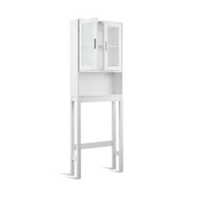 Hivvago Over The Toilet Bathroom Storage Cabinet With Adjustable Shelf