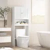 Hivvago Over The Toilet Storage Cabinet With Double Doors And Adjustable Shelf