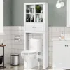 Hivvago Over The Toilet Storage Rack Bathroom Space Saver With Adjustable Shelf