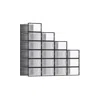 Hivvago Pack Of 18 Shoe Boxes, Fit Up To Us Size 11 In Gray