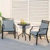 Hivvago Patio Chairs Set Of 2 With All Weather Breathable Fabric-brown