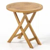 Hivvago Patio Teak Wood Dining Table With Slatted Tabletop And Sturdy X-shaped Frame