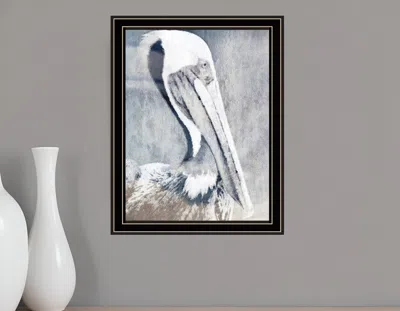 HIVVAGO PELICAN BLACK FRAMED PRINT WALL ART