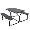 Hivvago Picnic Table Bench Set For Outdoor Camping -green