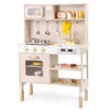 Hivvago Play Kitchen Height Adjustable With Microwave And Lights And Sounds-pink