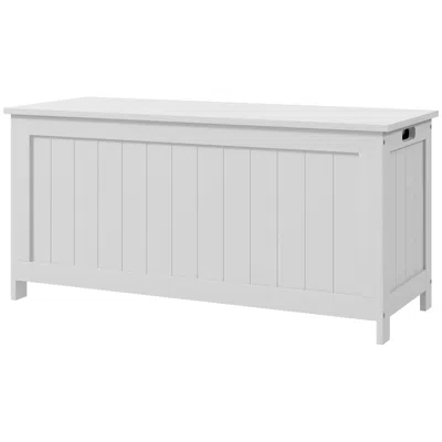 Hivvago Playroom Storage Trunk With Handles In White