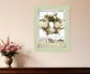 Hivvago Pleasant View Light Green Framed Print Wall Art In Multi