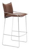 Hivvago Pola Barstool Brown In Brown