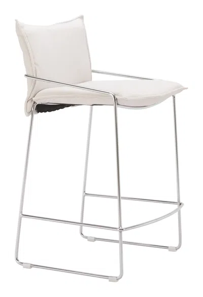 Hivvago Pola Counter Stool White