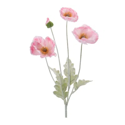 Hivvago Poppy Floral Spray (set Of 6) In Multi