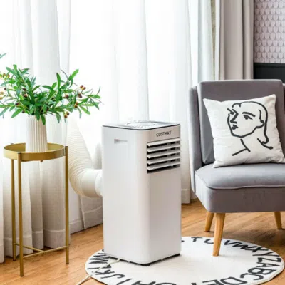 Hivvago Portable Air Conditioner 10000 Btu Evaporative Air Cooler Dehumidifier-white
