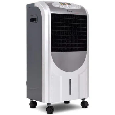Hivvago Portable Air Cooler Fan With Heater And Humidifier Function In White