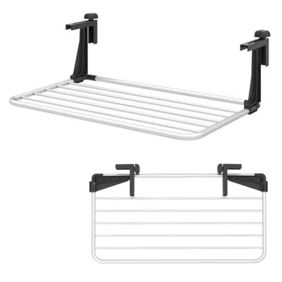 Hivvago Portable Aluminum Clothes And Towel Drying Rack