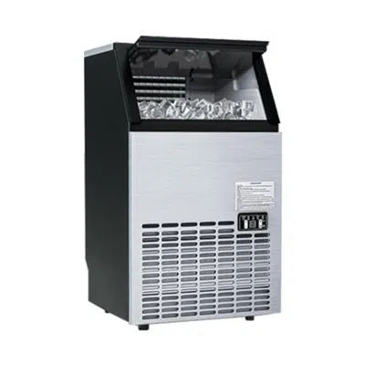 Hivvago Portable Built-in Stainless Steel Commercial Ice Maker In Gray