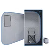 Hivvago Portable Full Size Steam Sauna Tent - Black In Gray