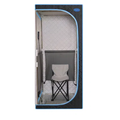Hivvago Portable Plus Type Full Size Far Infrared Sauna Tent - Spa, Detox, And Relaxation In Gray