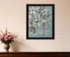Hivvago Pray More Worry Less Black Framed Print Wall Art In Blue